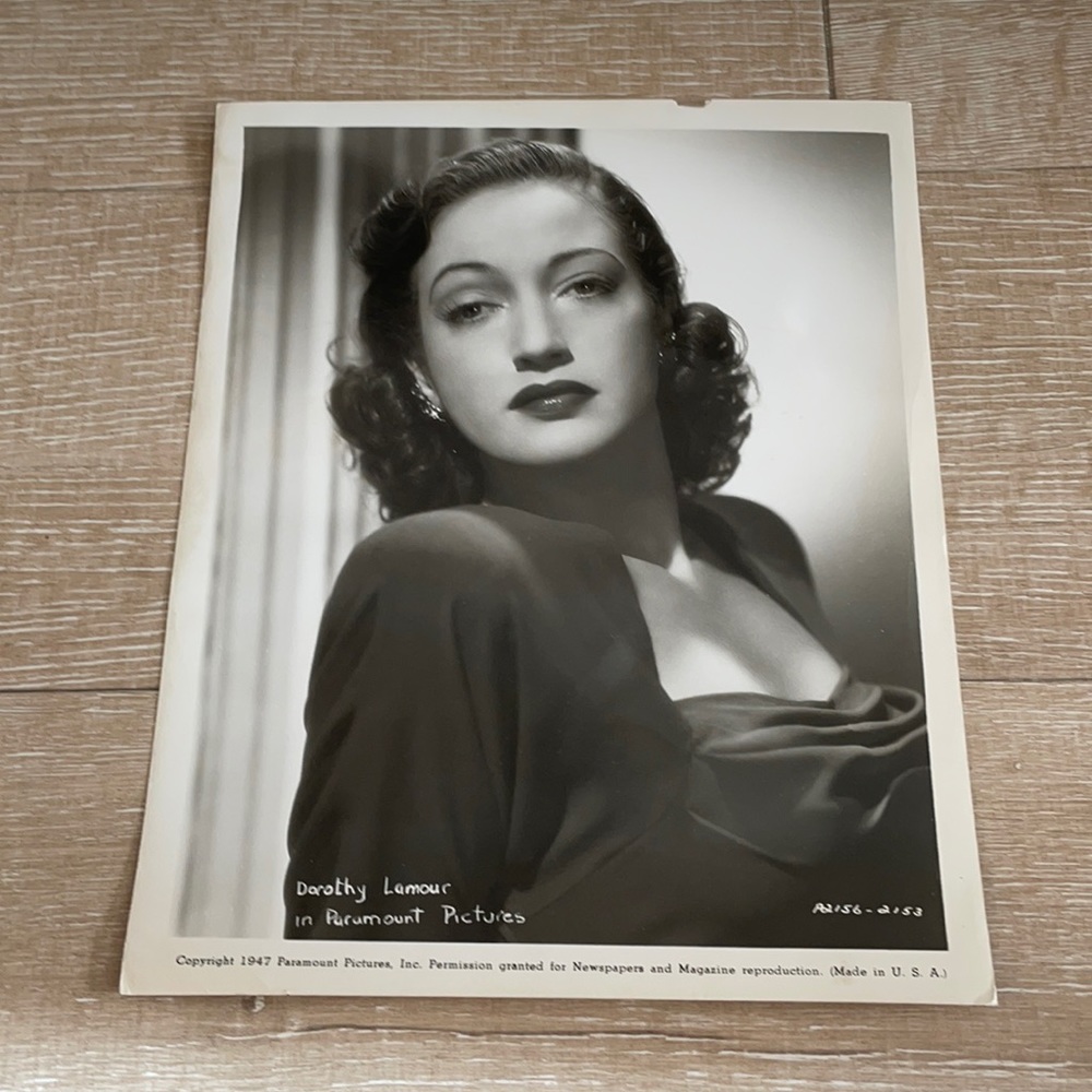 Vintage image Dorothy Lamour